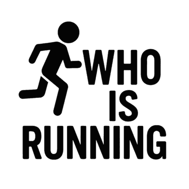 Who Is Running Logo